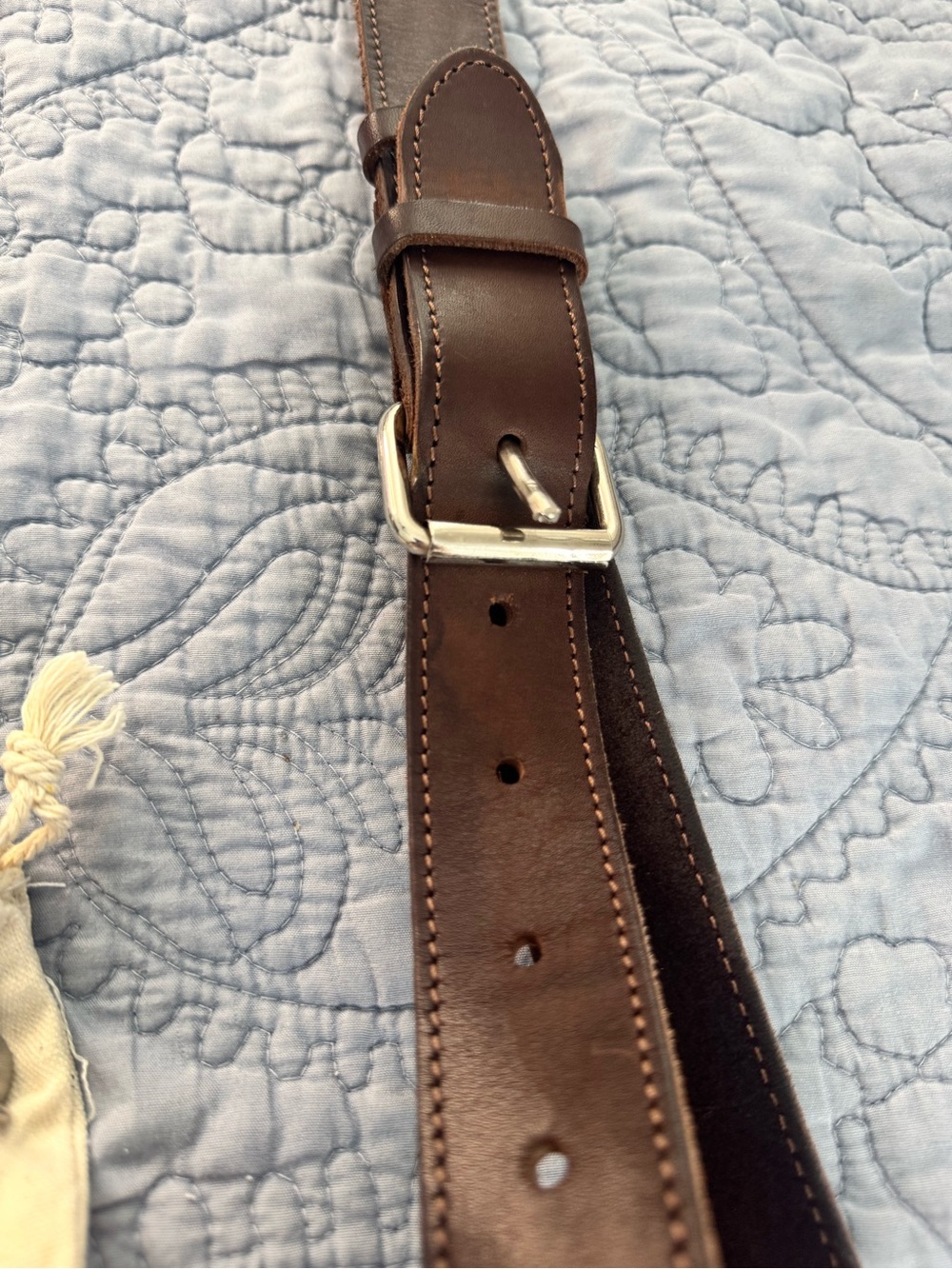 Coiro Double Camera Leather Harness Strap in Dark Brown - Picture 12 of 13